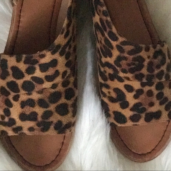 LAST 1️⃣ Vegan Suede Leopard Cut Out Flat - Picture 7 of 8